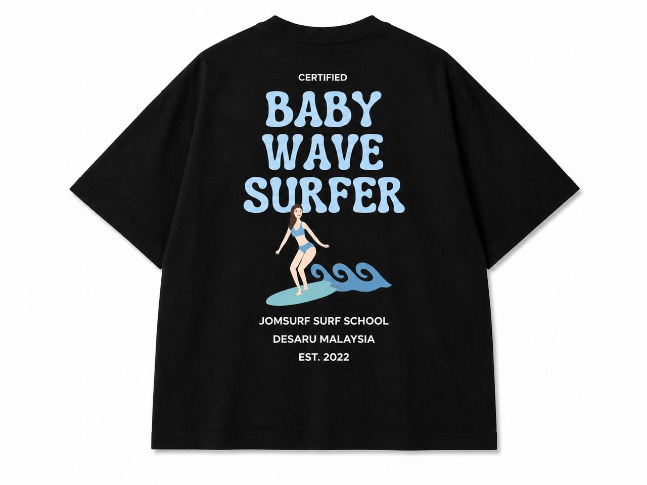 Jomsurf Baby Wave Oversize Black - Image 2