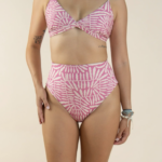Millie Top - Pink Foliage