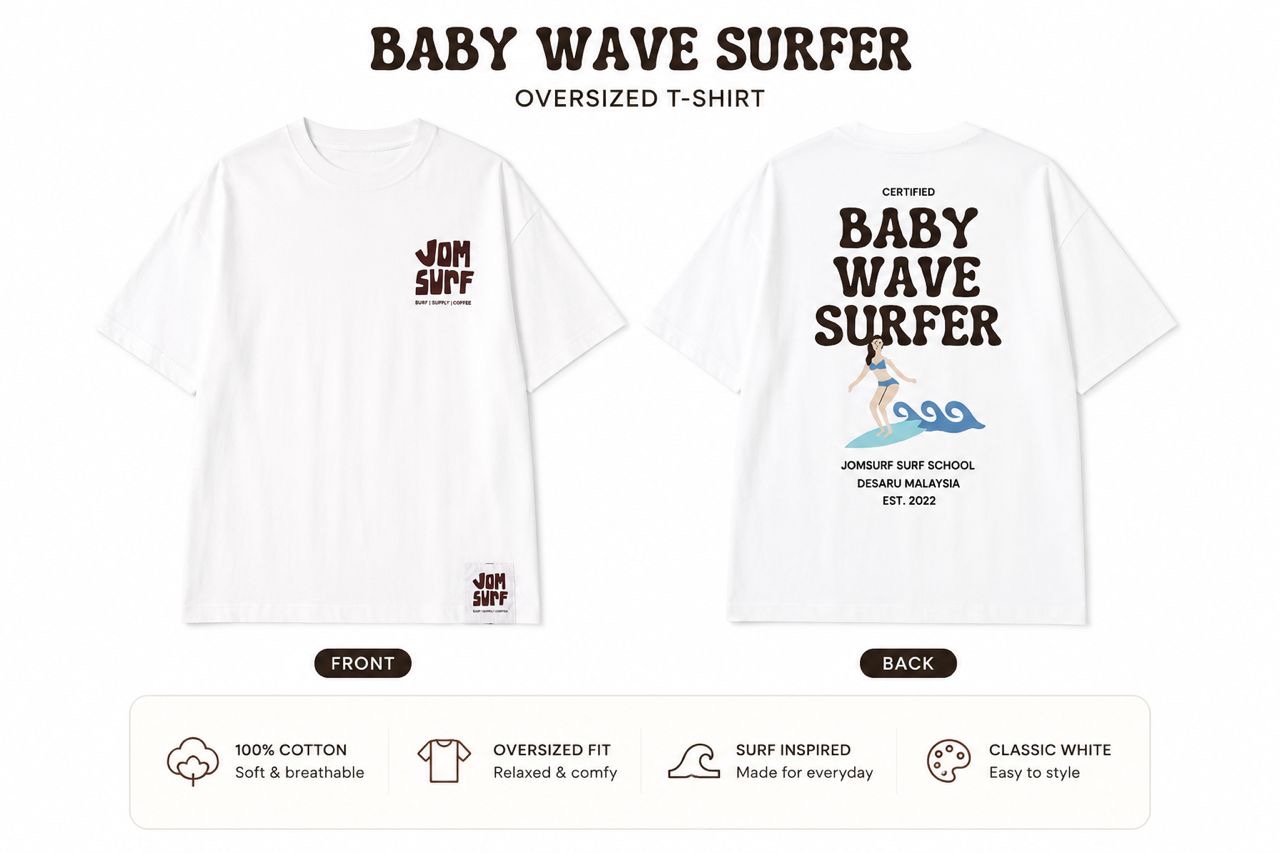 Jomsurf Baby Wave Oversize White - Image 4